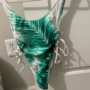 Tropical one piece swimsuit 🌴